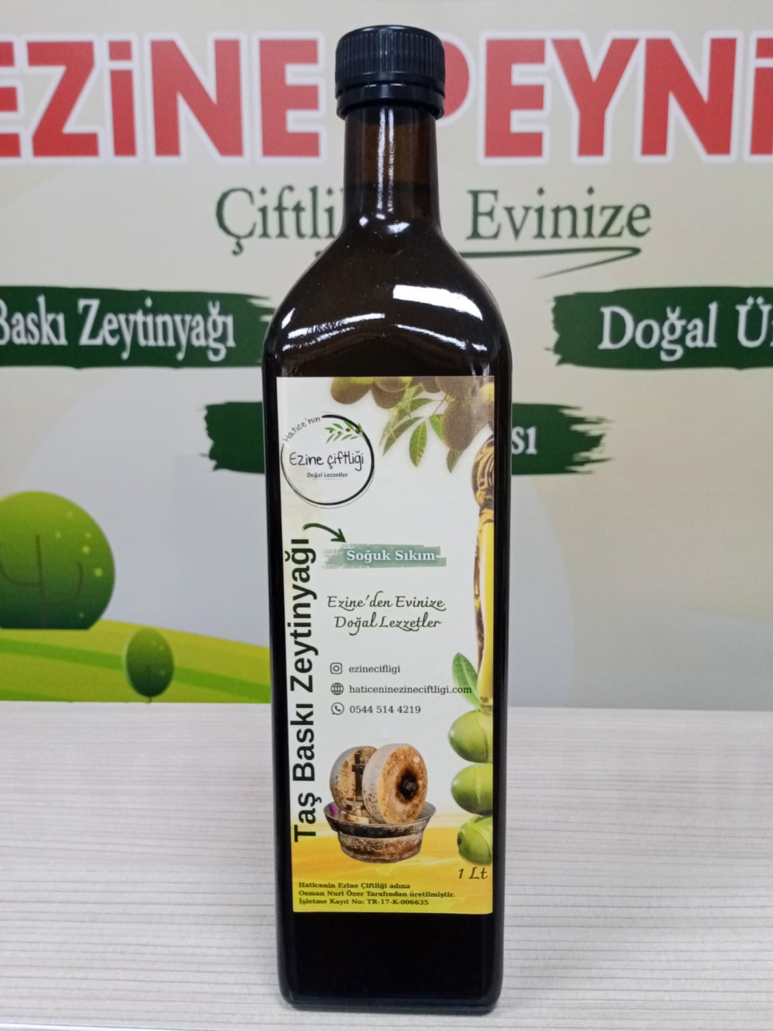 Soğuk Sıkım Zeytin Yağı 1 Lt.