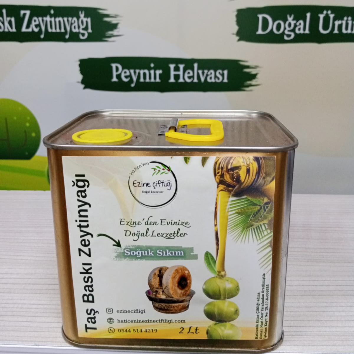 Soğuk Sıkım Zeytin Yağı 2 Lt.